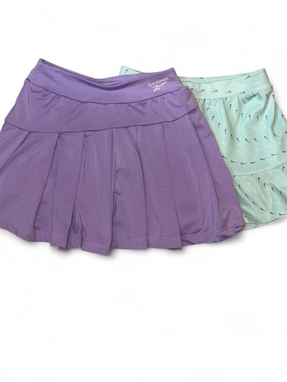 Girls’ Teal Nike & Purple Reebok Tennis Skort bundle- sz 6